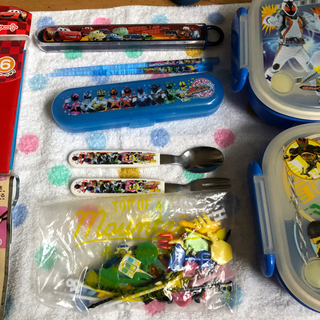 男の子 お弁当セットの画像