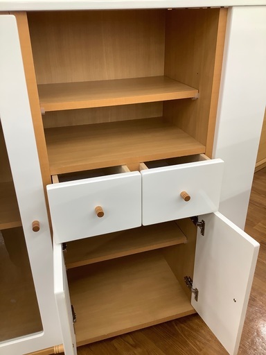 カラータイルがオシャレなキッチンカウンター