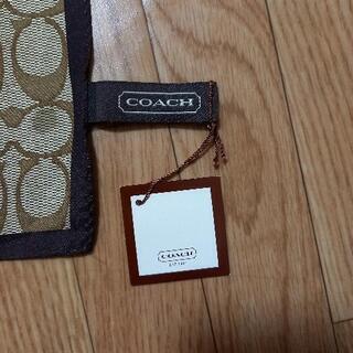未使用　タグ付き　COACH　コーチ　ブランド　スカーフの画像