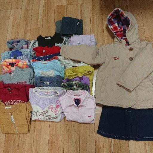【子供服】女の子用秋～冬物120センチまとめ売り