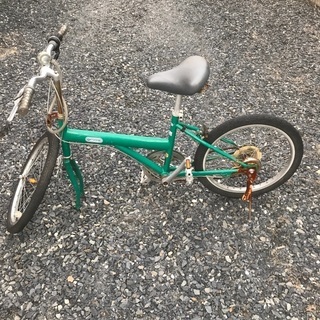 自転車2台(折りたたみ&普通) ジャンクの画像