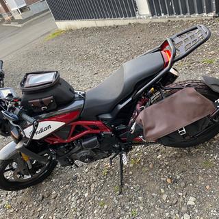インディアンのバイクになります！