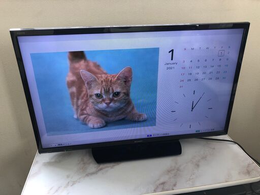 2017年製 SHARP AQUOS 液晶カラーテレビ　LC-32H40SHARP 32型 外付HDD録画対応