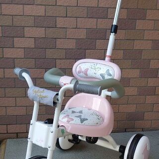 【値下げしました！】ディズニートライクピュア 三輪車（ピンク）の画像