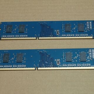 メモリ PC3-12800U 2GB×2 新品未使用2枚セットの画像