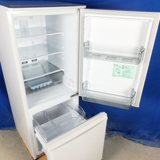 オータムセール！！2020年式★三菱★MR-P15EF-KW★146L2ドア冷凍冷蔵庫★大容量フリーザー/LED庫内照明/耐熱(約100℃)トップテーブルY-0902-005 オータムセール！！?2020年式☆三菱☆MR-P15EF-KW☆146L?2ドア冷凍