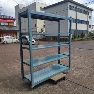 イトーキ　RN　中量棚　天地５段スチール棚『良品中古』複数入荷！W1900　H2110　D610【リサイクルショップサルフ】
