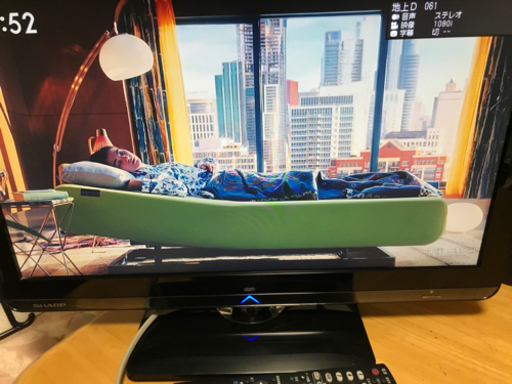 2010年製 SHARP AQUOS アクオス 22v型 液晶テレビ LC-22K3