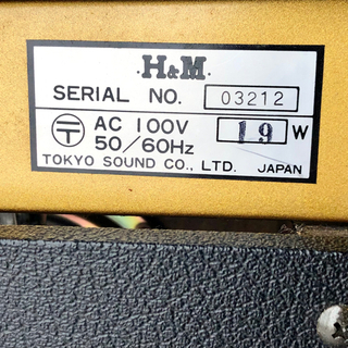 【80年代レア真空管】H&M 10 プリ真空管 (10W) GUYATONE / グヤトーン　成毛滋の画像