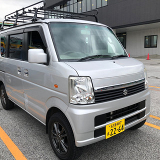 スズキ　エブリィワゴン　リフトアップ　車検4/7