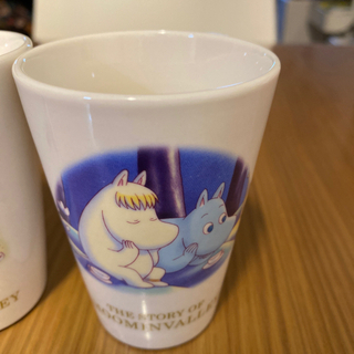ムーミンガラスコップの画像