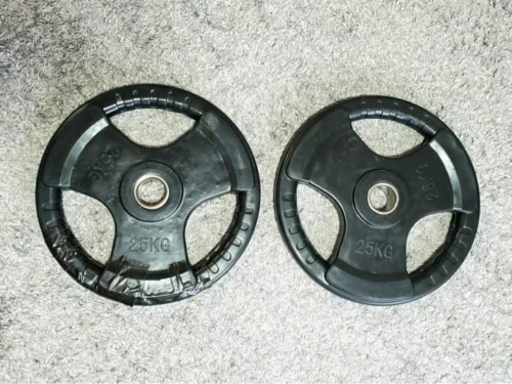 25Kg オリンピックプレート Φ50mm 2枚