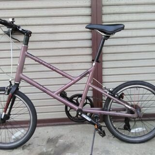 ミニベロWACHSEN BV217 ANTLER 20インチ 7段変速 ピンクグレー 配送無料