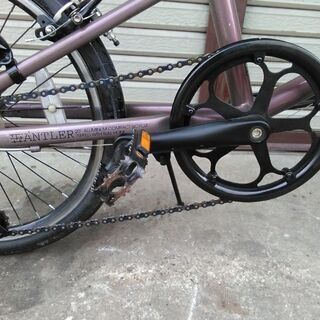 ミニベロWACHSEN BV217 ANTLER 20インチ 7段変速 ピンクグレー 配送無料