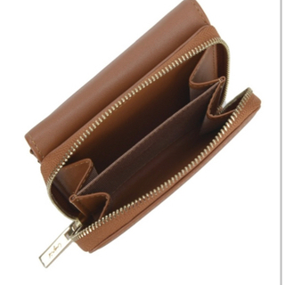 三つ折 財布 イエロー  未使用の画像