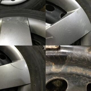 【BS BLIZZAK VRX2 175/70R14】スタッドレス【トヨタ カローラフィールダー 純正ホイール 14インチ 5.5J4HPCD100】2018年製　(VTG387) クレジットカード QR決済可能の画像
