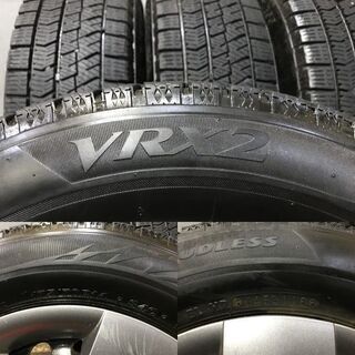 【BS BLIZZAK VRX2 175/70R14】スタッドレス【トヨタ カローラフィールダー 純正ホイール 14インチ 5.5J4HPCD100】2018年製　(VTG387) クレジットカード QR決済可能の画像
