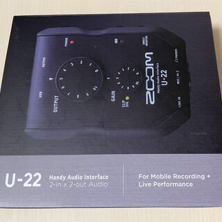 U-22 Zoom オーディオインターフェース