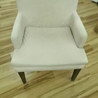 譲ります！一人がけチェア★ベージュの画像