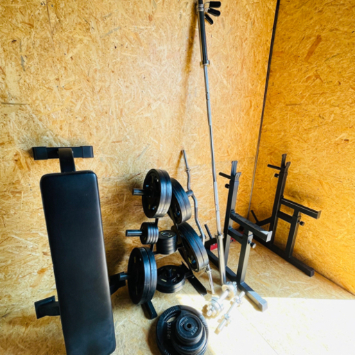 ベンチプレス　一式セット　配送室内設置可能‼︎　K08039