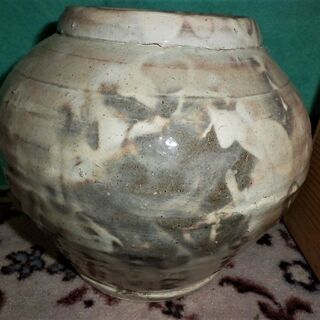 ◆名工・浅井純介さん（早稲田大学卒浅井慎平さん弟）作重々しい「粉引堂焼物」◆の画像