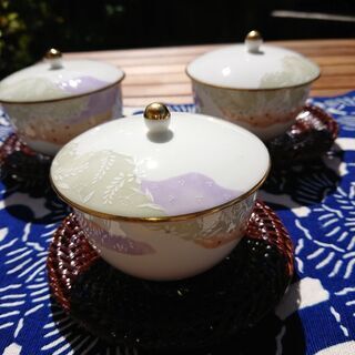 0円 美品 茶器 茶托付き 5客 の画像