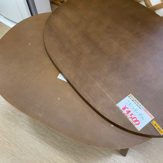 楕円形こたつ☆ダークブラウン☆家具調こたつ☆動作確認済み　　【こちらは店舗です。浜村鹿野温泉ICから3分  買取本舗 宮本リサイクル  営業時間９～１９時  定休日水曜のみ←連絡できませんm(_ _)m】の画像
