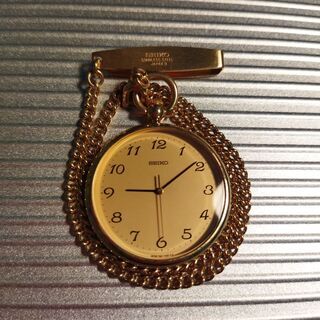 動作良好　1993年製　セイコー　SEIKO　懐中時計 7N01-0020の画像