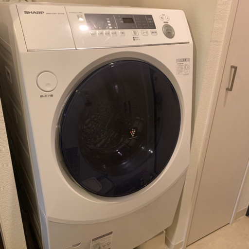 [美品] ドラム式洗濯乾燥機　SHARP