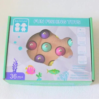 新品！未使用◆木製のかわいい魚釣り