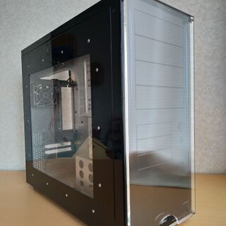 あげます アルミPCケース ピアノブラック