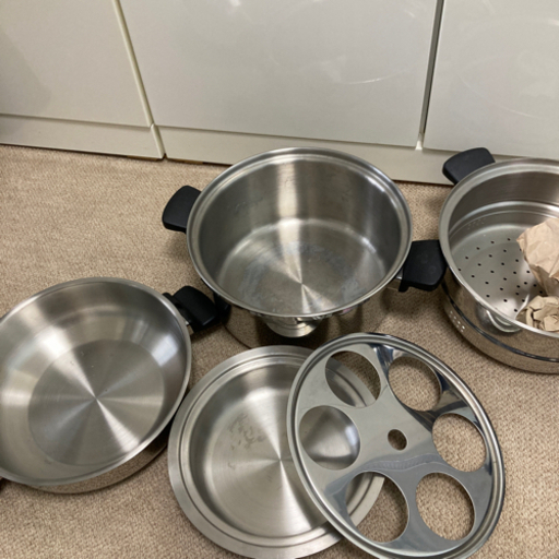 アムウェイ鍋、蒸し器　新品