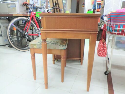 デスク 机 マルニ家具 ドレッサー 幅61x奥行48x高さ69cm maruni 木製 ブラウン 苫小牧西店