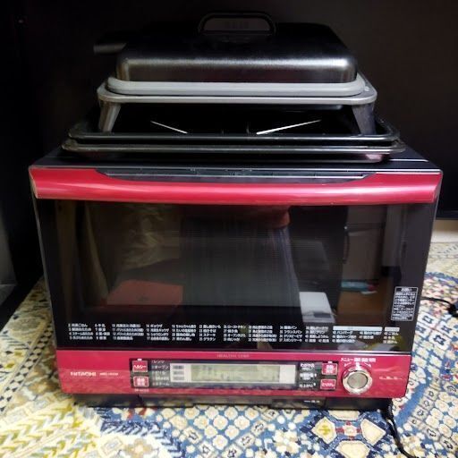 【最安値】　2013年式　 HITACHI 日立 ヘルシーシェフ MRO-HP250(R) 電子 オーブンレンジ 33L パールレッド