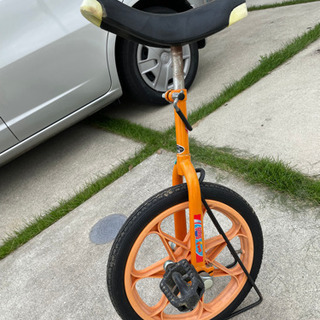 一輪車　スタンド付