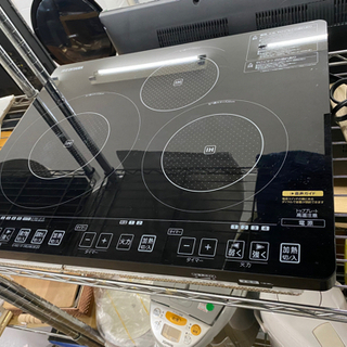 アイリスオーヤマ　IHクッキングヒーター 3口中古 リサイクルショップ宮崎屋佐土原店R3.9.9の画像
