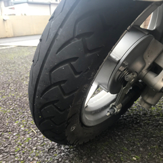 【値下げ】陸送可！　ヤマハギア　ウィンドスクリーン付きUber 出前館などにいかがでしょうか？の画像