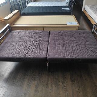 布張りソファーベッド『良品中古』【リサイクルショップサルフ】の画像