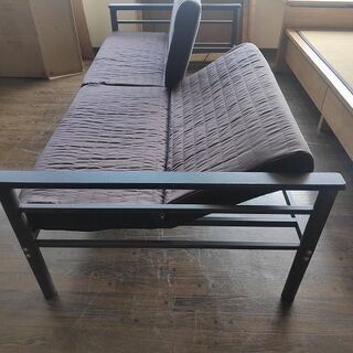 布張りソファーベッド『良品中古』【リサイクルショップサルフ】の画像