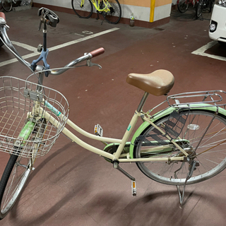 中古自転車 さすべぇ付き 