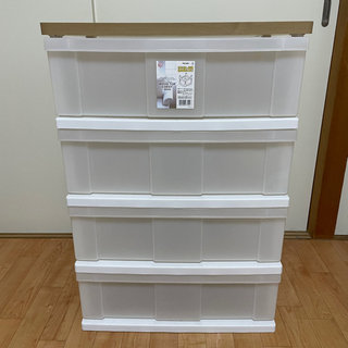 アイリスオーヤマ　wood top chest ウッドトップチェ...