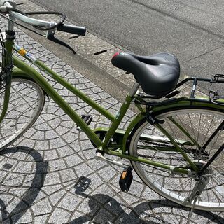 オリーブグリーン自転車