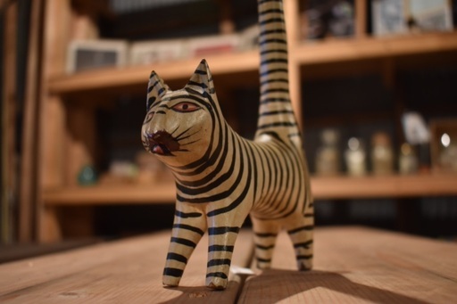木製の猫