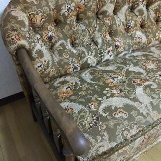 アンティーク調ソファー　最終値引