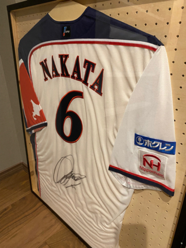 中田翔選手が実際に着用したユニフォーム