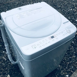  ♦️EJ1010番SHARP全自動電気洗濯機 【2019年製】