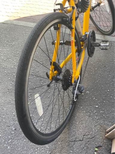 自転車　クロスバイク　BIANCHI ビアンキ　ライト・鍵付き