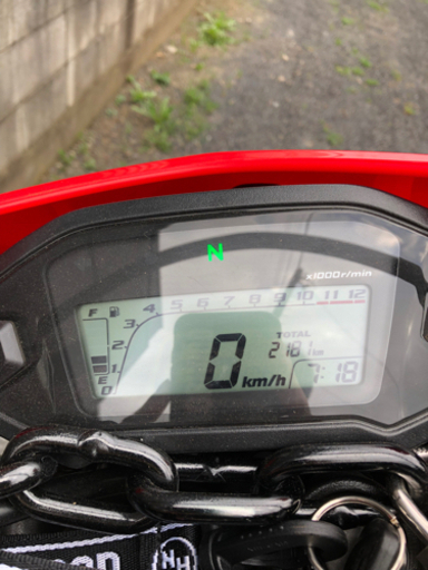 HONDA crf250l 赤　低走行　2019年製　MD44 ライトカスタム