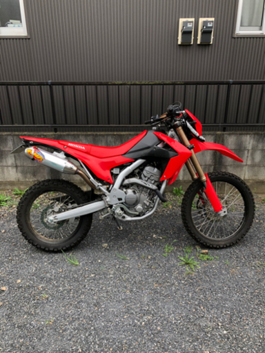 HONDA crf250l 赤　低走行　2019年製　MD44 ライトカスタム