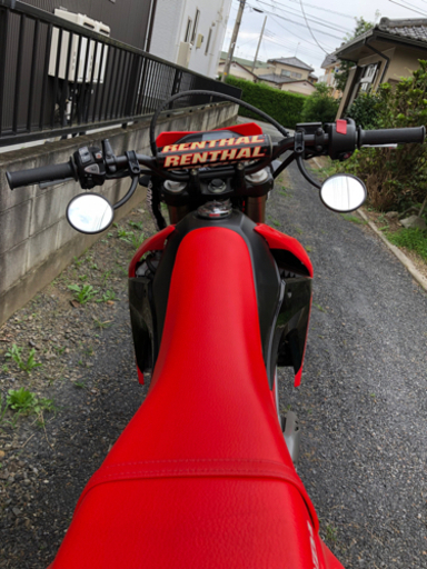 HONDA crf250l 赤　低走行　2019年製　MD44 ライトカスタム